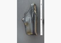 HKDesign Holster  Art. Nr.  002 : Prosty holster z zapięciem na zatrzask  -  dla:  S&W 639 -  dla praworęcznych
