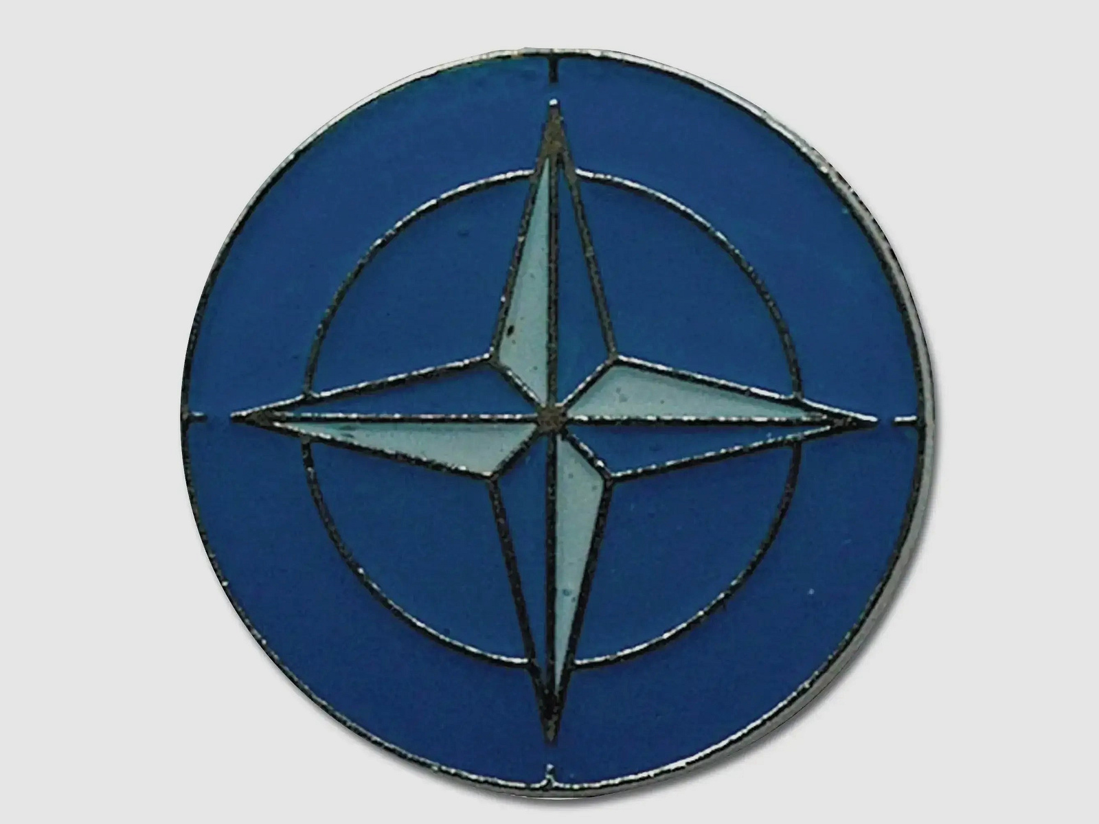 ASMC ASMC Pin Mini Metalowa Odznaka NATO