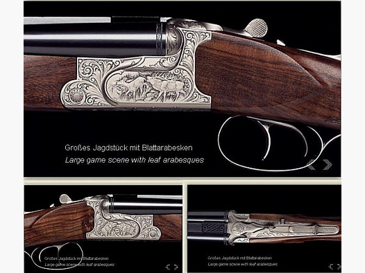 KRIEGHOFF Mehrpreis für Neuwaffe Gravur: 5 Gr. Jagd-Arabeske Optima-Ultra-Classic-Hubertus