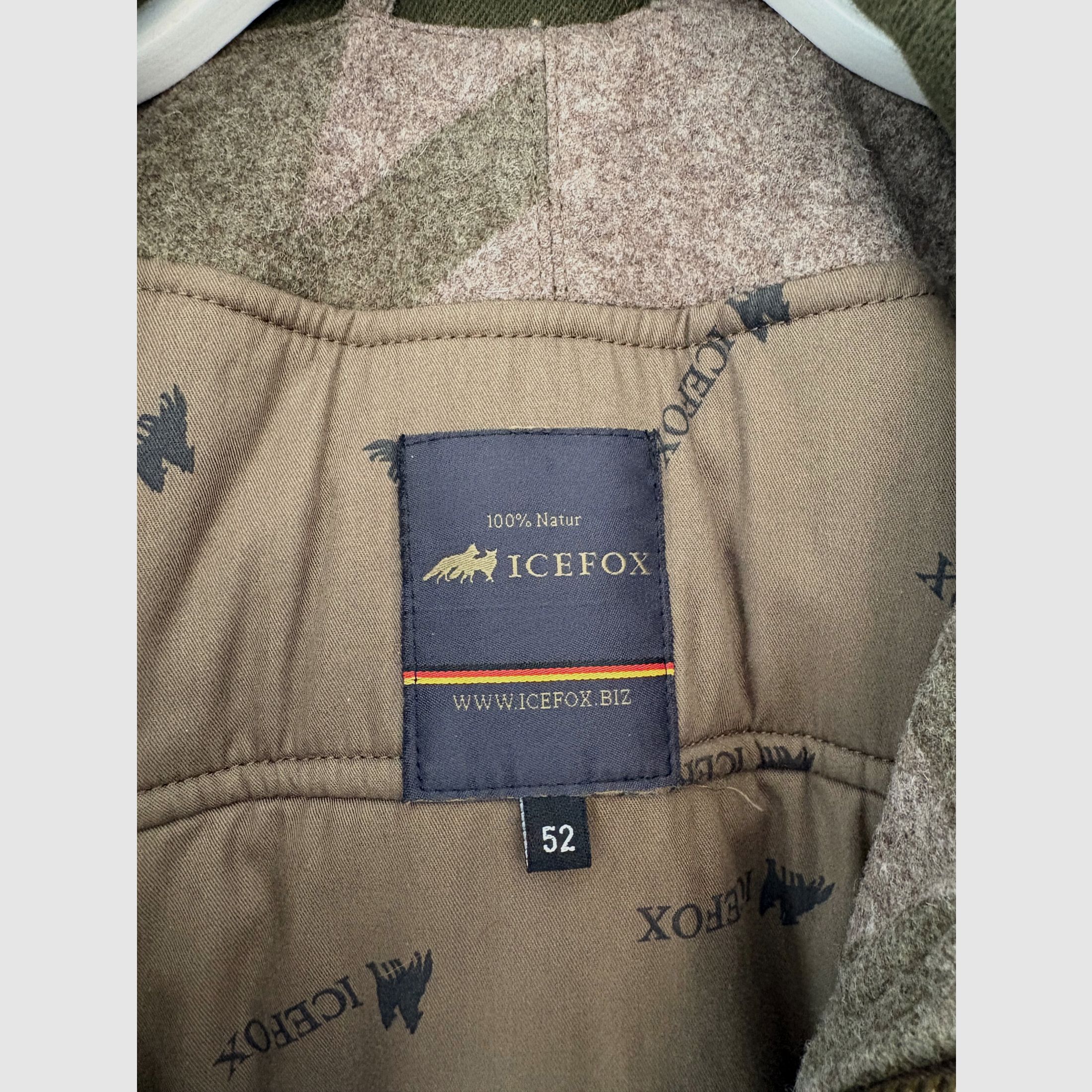 Icefox Woolverine Parka - loden jacket, image 5 of 6