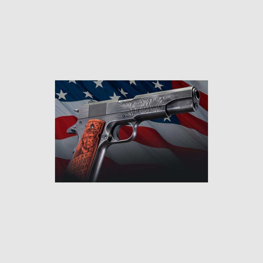 Auto Ordnance "Trump Save America" 1911 BKOC12 .45 ACP President Custom Pistole