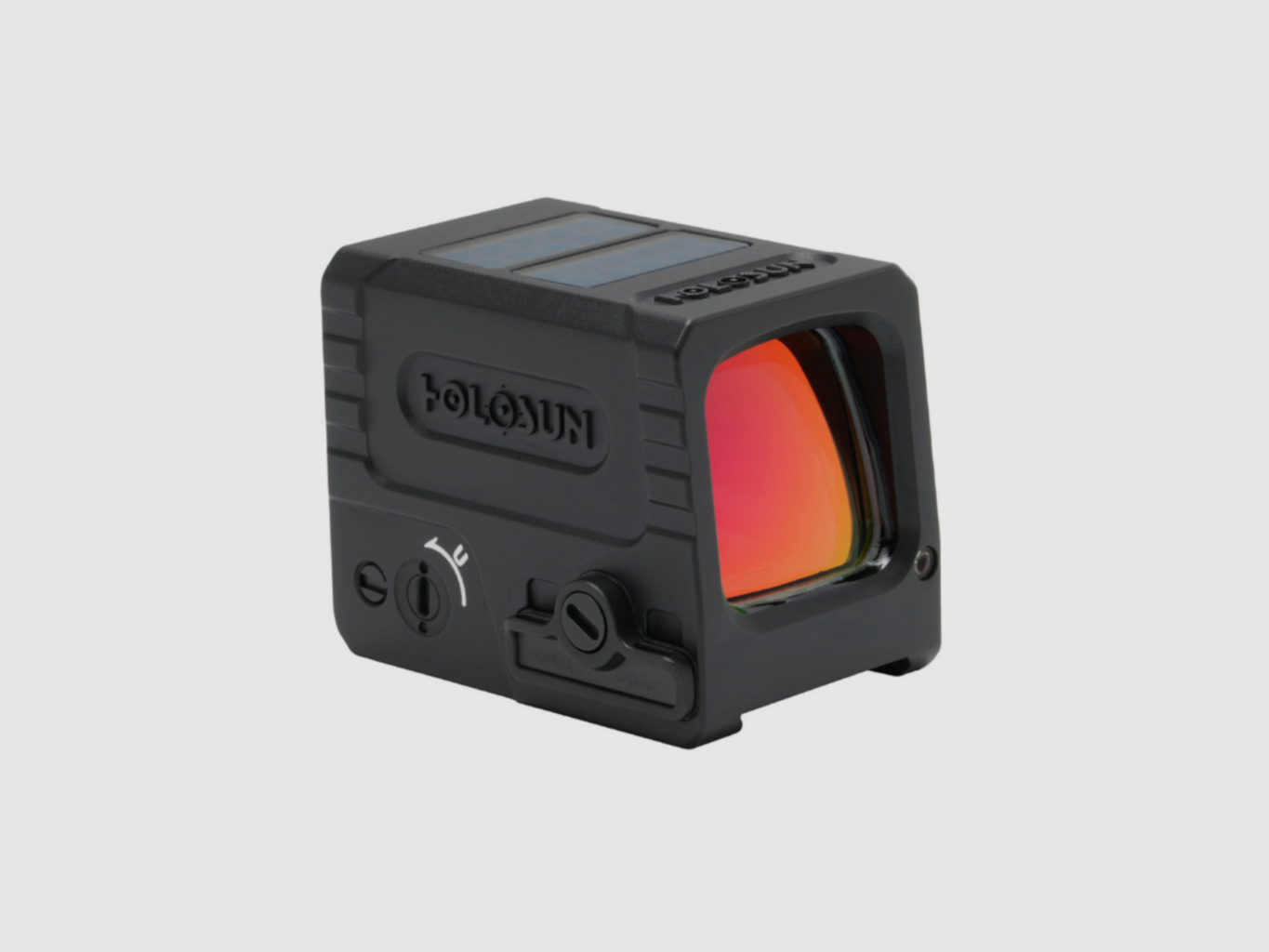 Holosun Mirino Reflex AEMS-MICRO-RD-MRS con reticolo rosso intercambiabile: 2MOA punto & 65MOA cerchio punto, immagine 2 di 3
