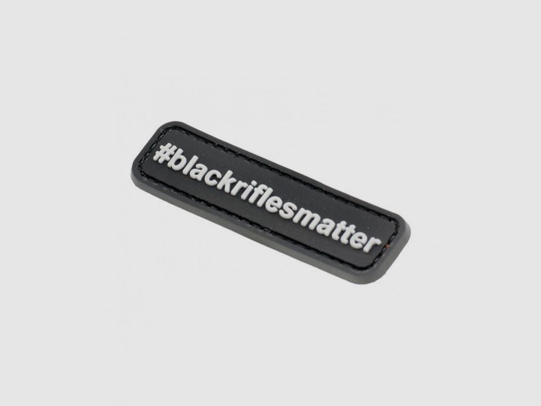 LA PATCHERIA PATCH "BLACK RFILE MATTER" 7X2 CM