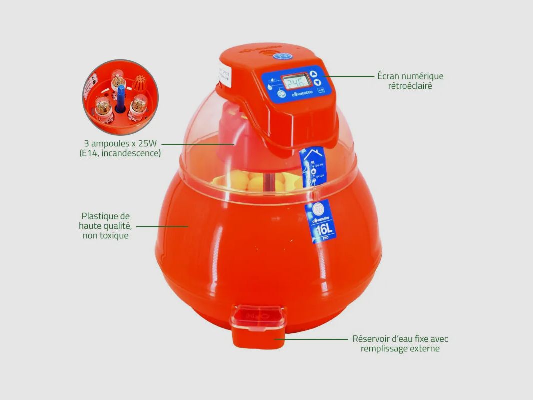 Couveuse automatique Novital Covatutto 16L Pro, image 14 sur 25