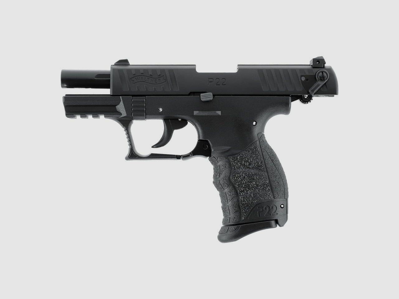 Walther P22Q pistola a salve 9 mm P.A.K. nera, immagine 3 di 4