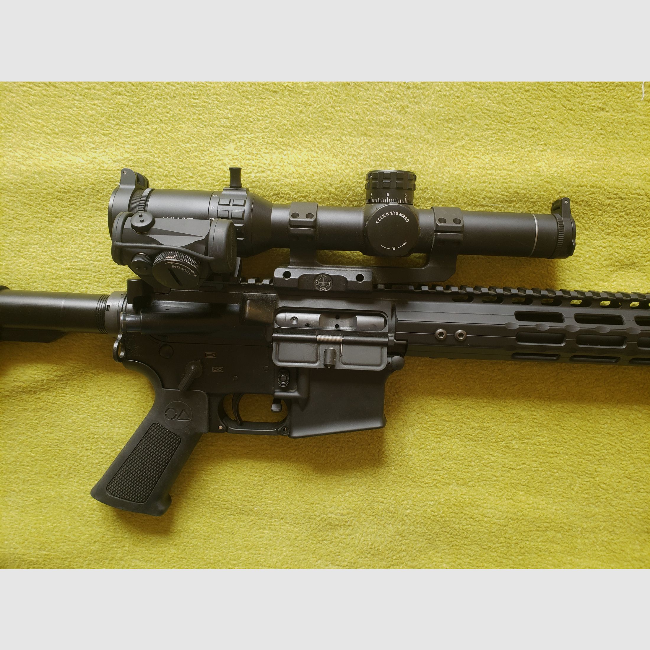 Oberland Arms OA 15 Black Label met Hawke Frontier 30 en Aimpoint H1, afbeelding 8 van 17