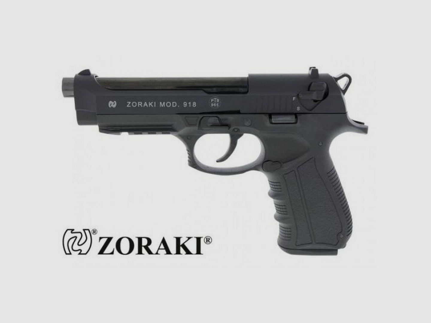 Zoraki 918 Schwarz​ 9mmP.A.K. Schreckschusswaffe, Bild 2 von 2