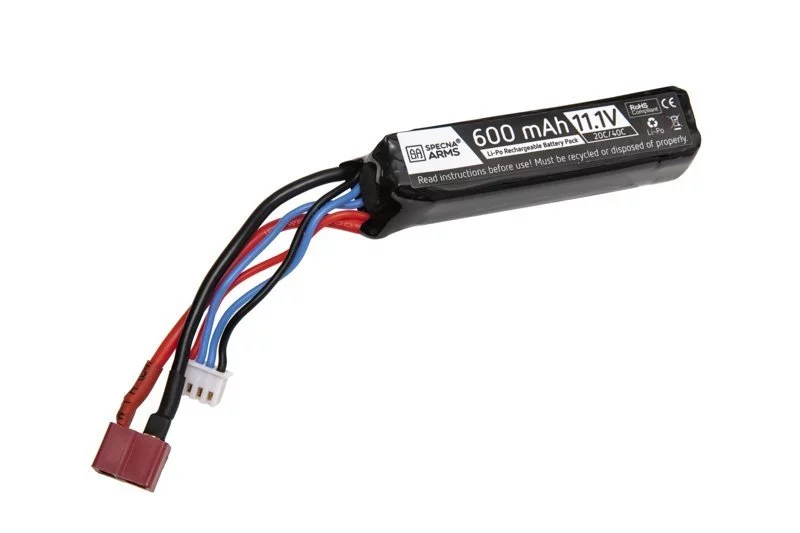 LiPo-Akku 11,1 V 600 mAh 20/40C für PDW – T-Connect (Deans), Bild 4 von 4