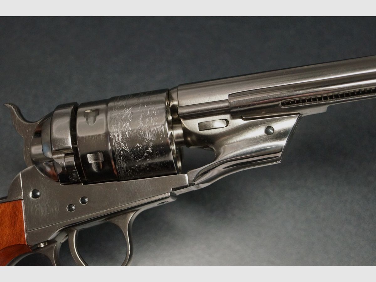 Uberti Richards Army vernickelt .45 Colt, Bild 2 von 6