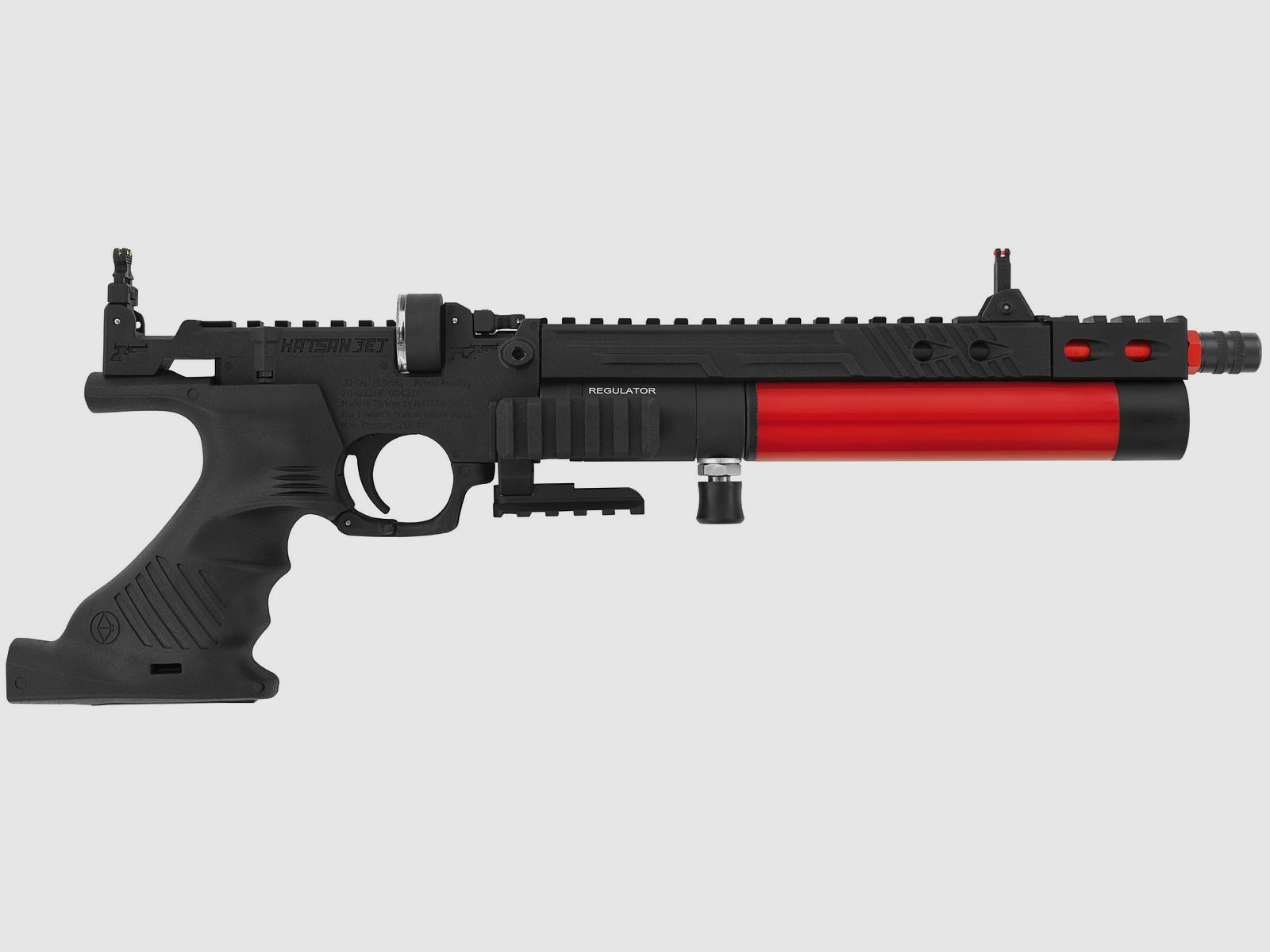 PCP Pre-compressed Air Pistol Mod. JET I RG RED – Caliber 6.35