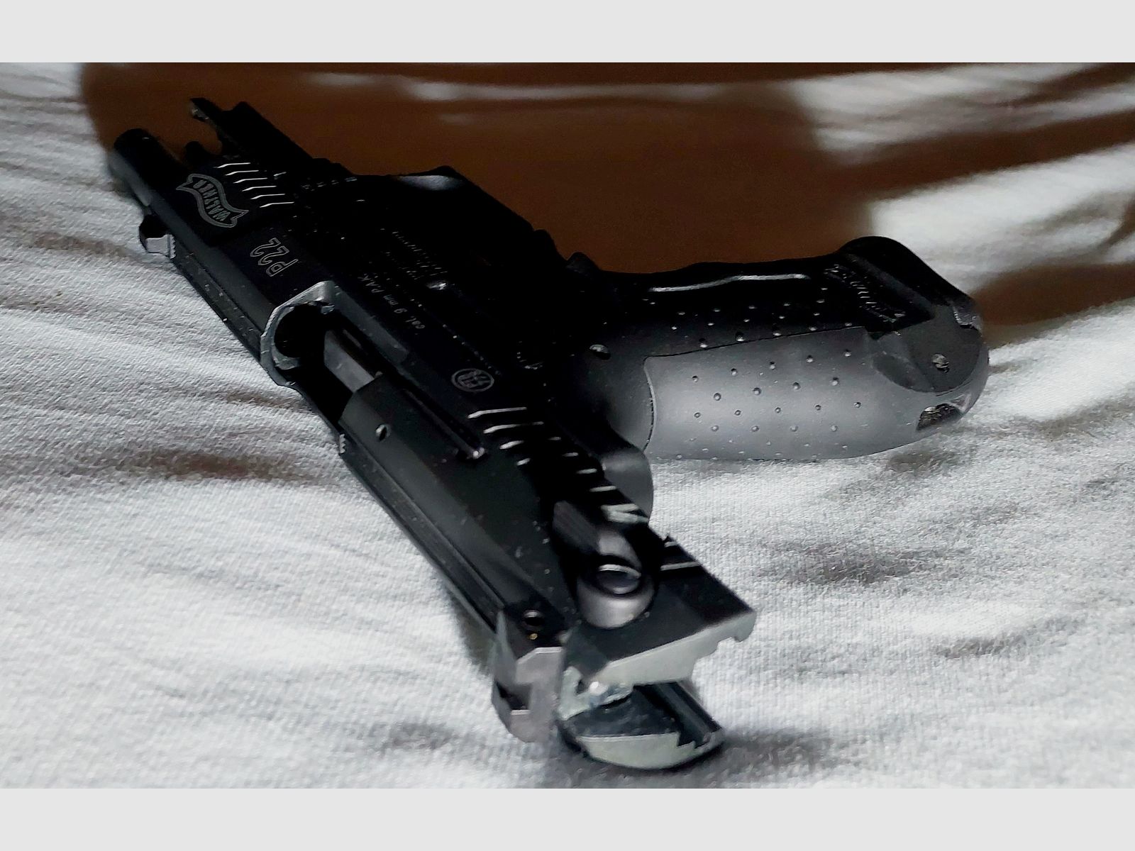 Walther P22 (P 22 Classic) pistola de fogueo 9mm P.A.K. negra (PTB 778)