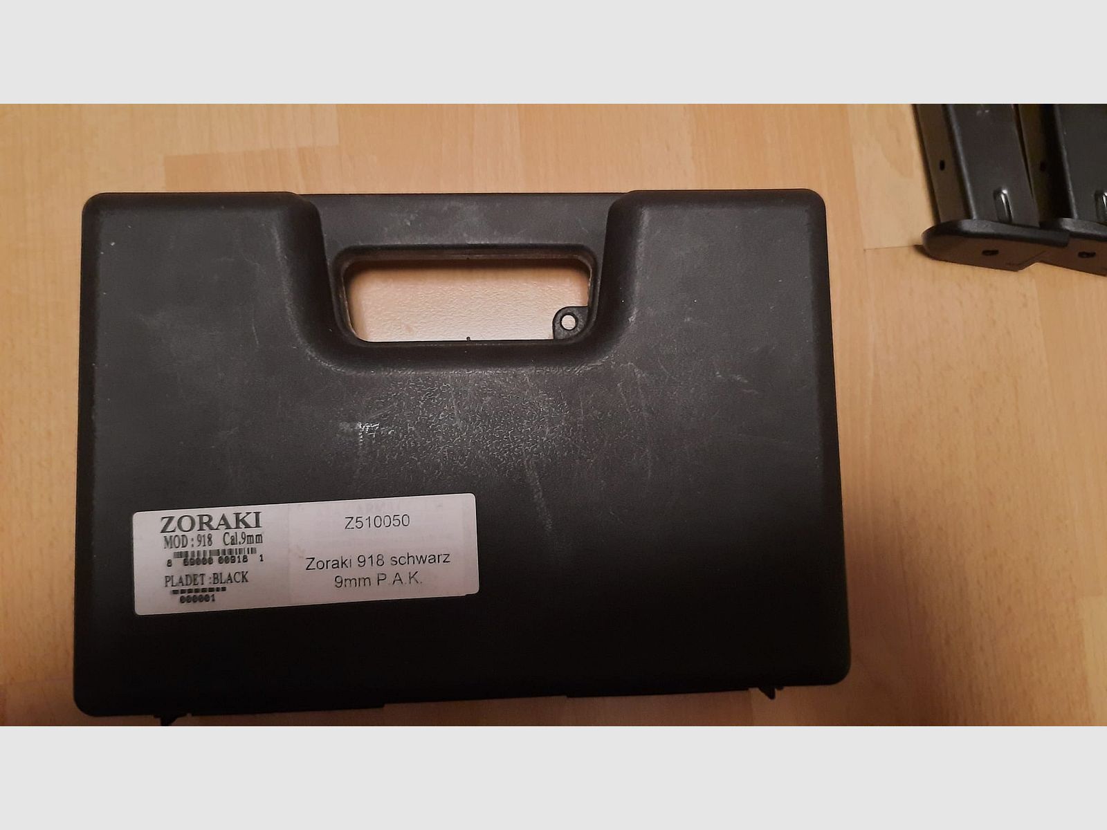Zoraki 918 Schreckschusspistole Schwarz 9mm P.A.K. mit 2 extra Magazinen