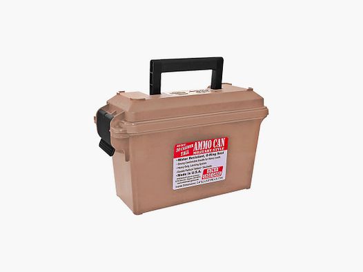 MTM CASE GUARD – AC30T- AMMO CAN MILITARY STYLE | 3.4″(L)x8.9″(W)x6.1″(H) | Dark Earth