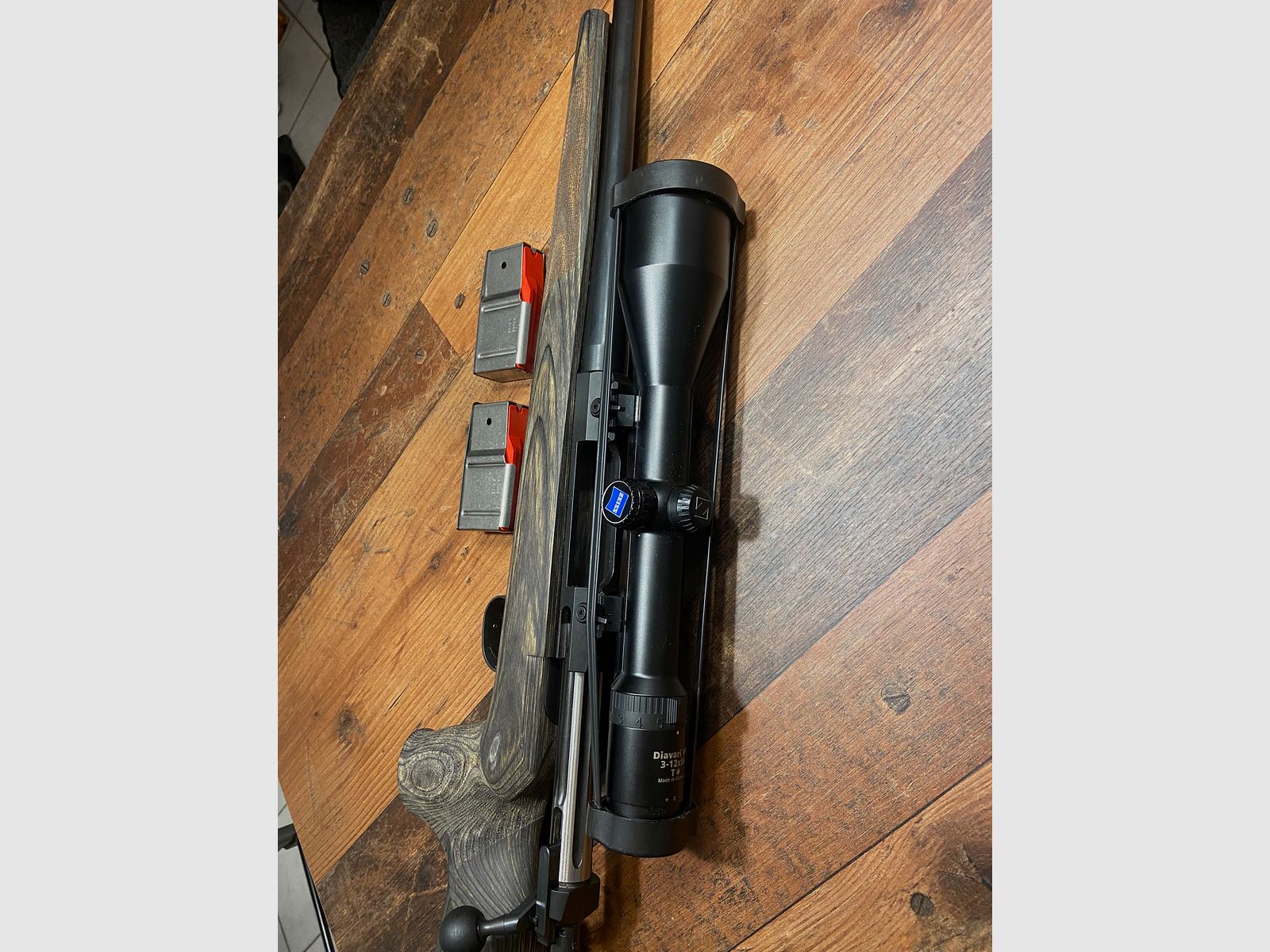 Steel Action 9.3x62 left Odenwald stock thread Zeiss, image 2 of 6