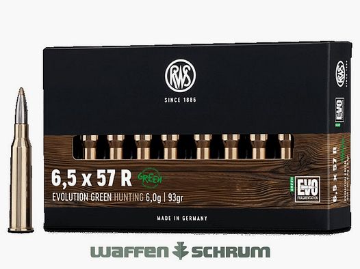 RWS 6,5x57R Evo Green 6,0g - 93gr