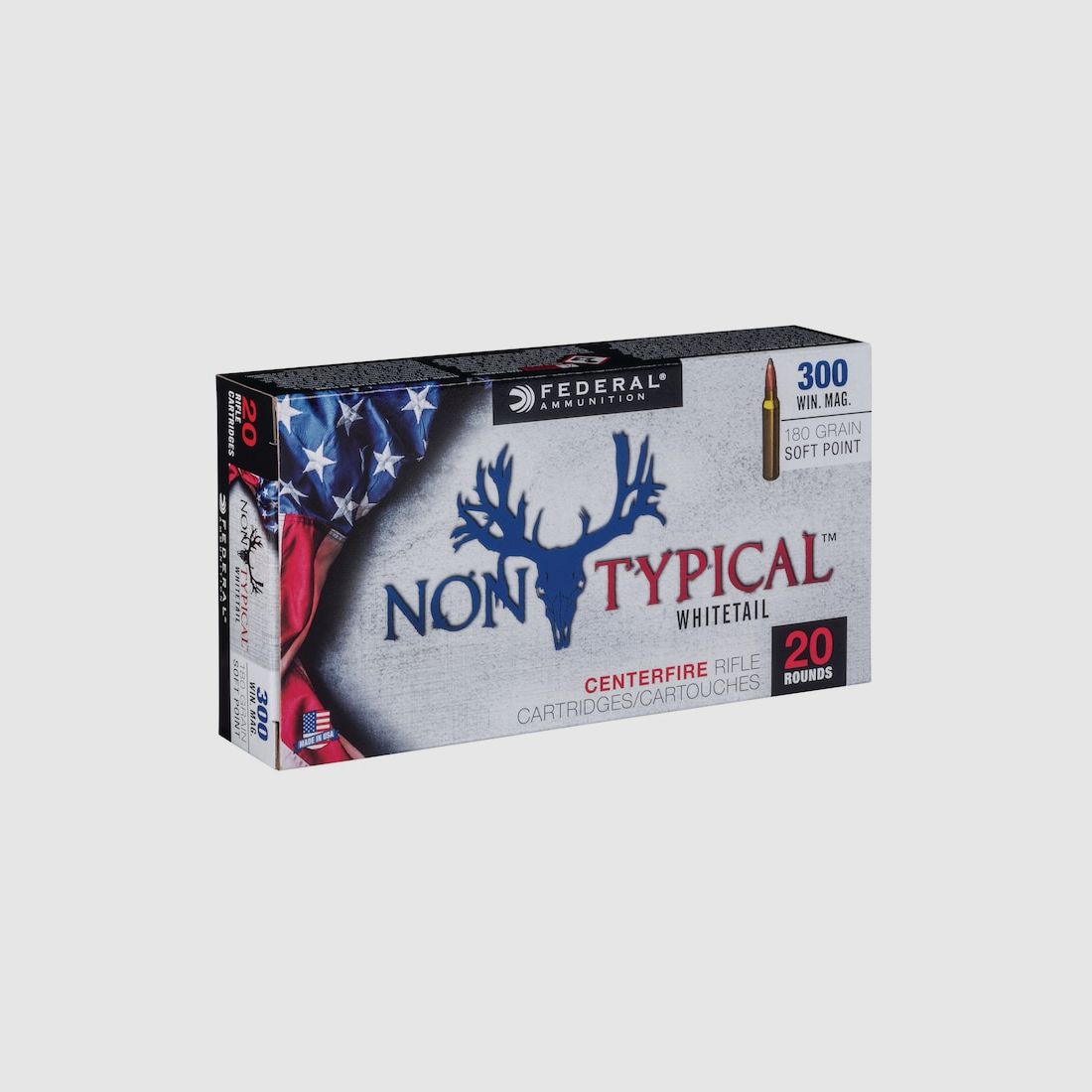 Federal Non-Typical .300 Win. Mag. 180GR JSP 20 patronen