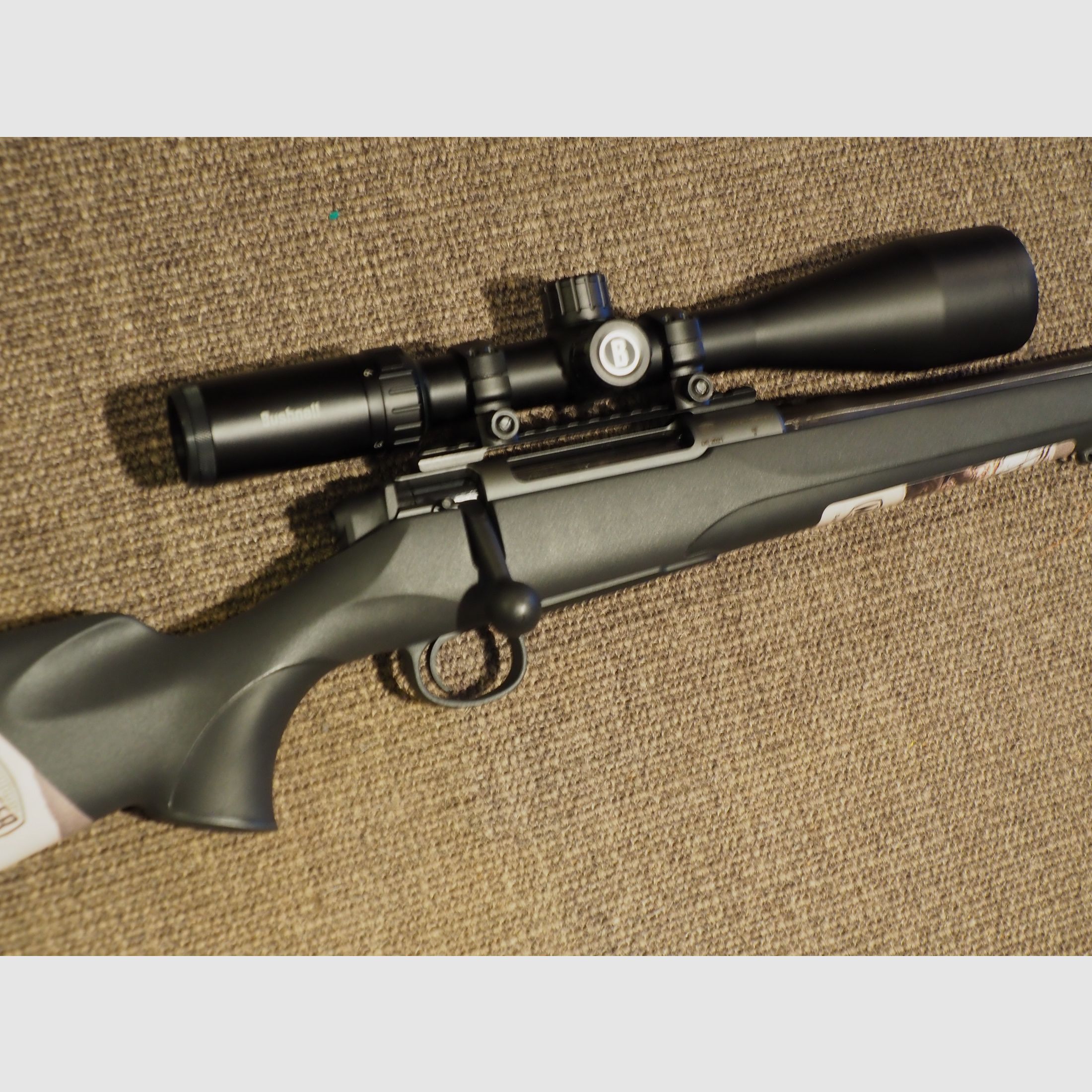 Sehr schöne Mauser, Modell 18, Kaliber 8x 57 IS mit Zielfernrohr Bushnell Prime 3-12x56, Neu 2022 gekauft, ungebraucht!