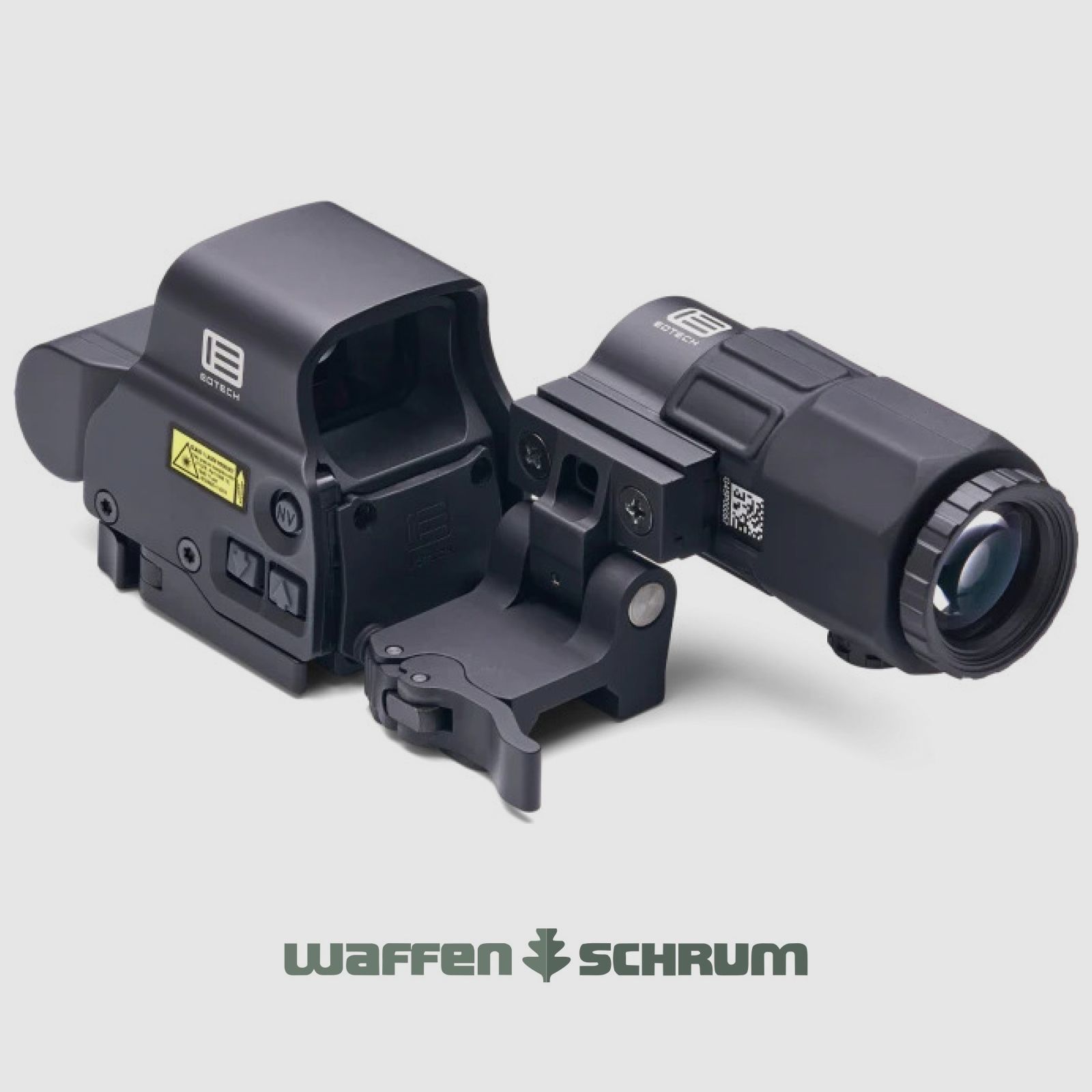 Eotech HHS V EXPS3 -4 + G45 Holosight + Magnifier SET, schwarz (Holosight mit Abs. -4)