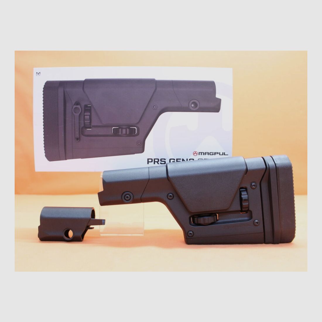 Magpul AR-15: Buttstock Magpul PRS (MAG672-BLK) Gen3 Polimero Nero (Precision Rifle/ Sniper Stock), immagine 1 di 7