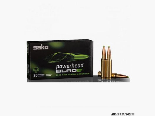 SAKO – 308 Win. POWERHEAD BLADE 9,7g / 150gr. Tipped Expanding Copper (20 uds) -645A