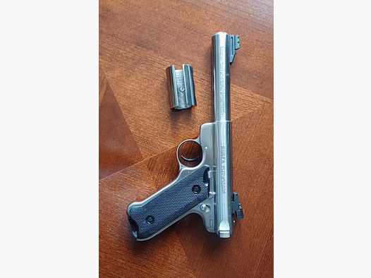 Ruger MK II Target Kal .22lr Bull Barrel Lauf, Laufgewicht, Stainless Ausführung