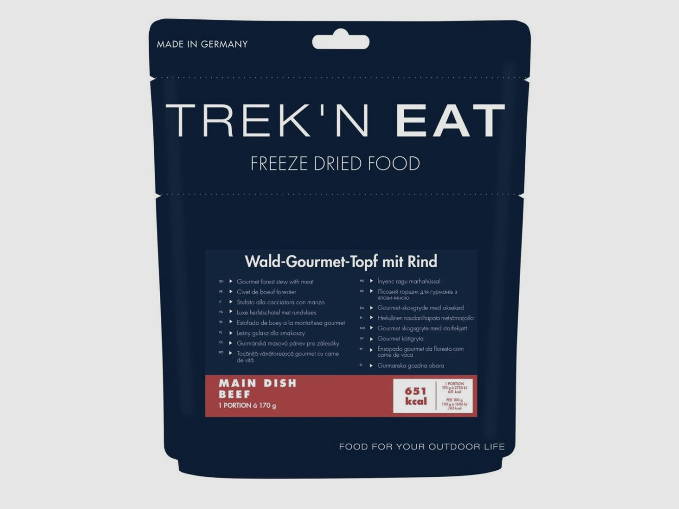 TREK'N EAT Wald-Gourmet-Topf mit Rind 170g
