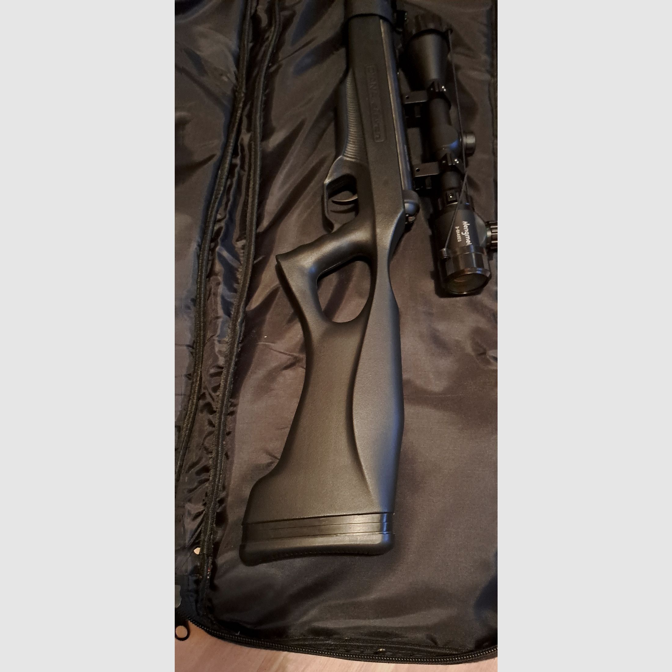 DIANA eleven with scope and very good bag.