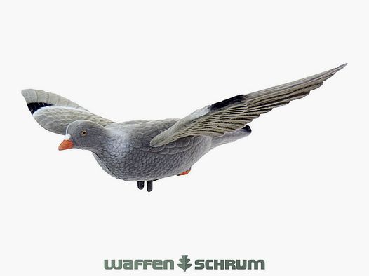 Eurohunt Beflockte Taube mit Flügeln