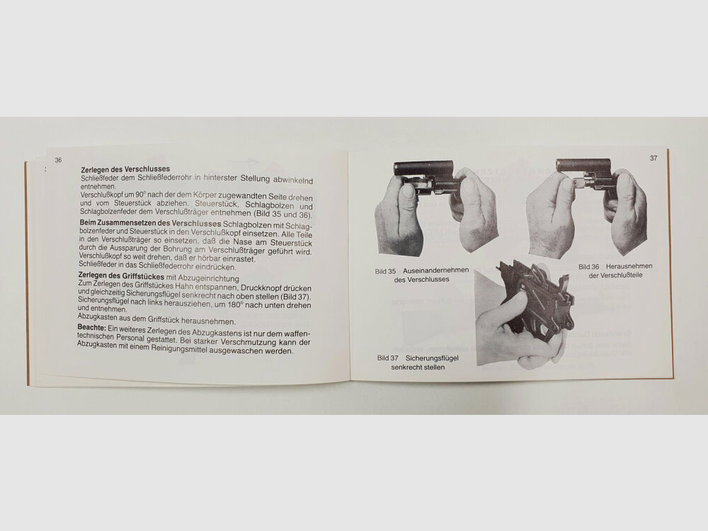 Heckler & Koch Handbuch Heckler und Koch ZOLL HK MP5Z MP5KZ MP5KA1Z MP5SDZ