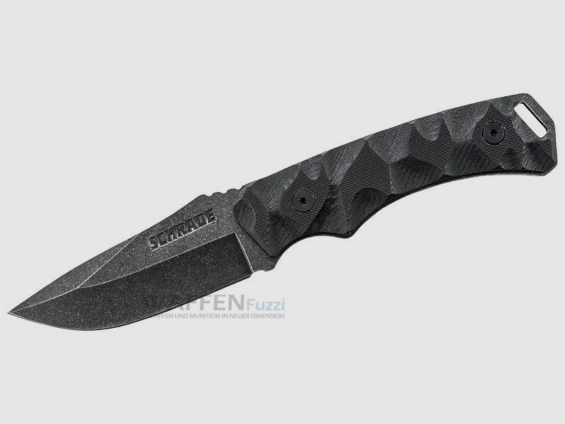 Schrade Gürtelmesser stone-washed mit Messerscheide