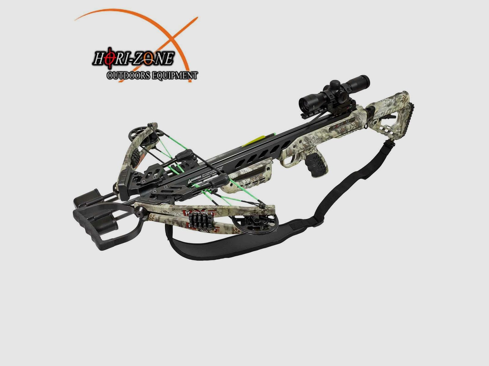 Set Hori-Zone Compoundarmbrust Kornet MX-405  - 200 lbs / 405 fps (P18)