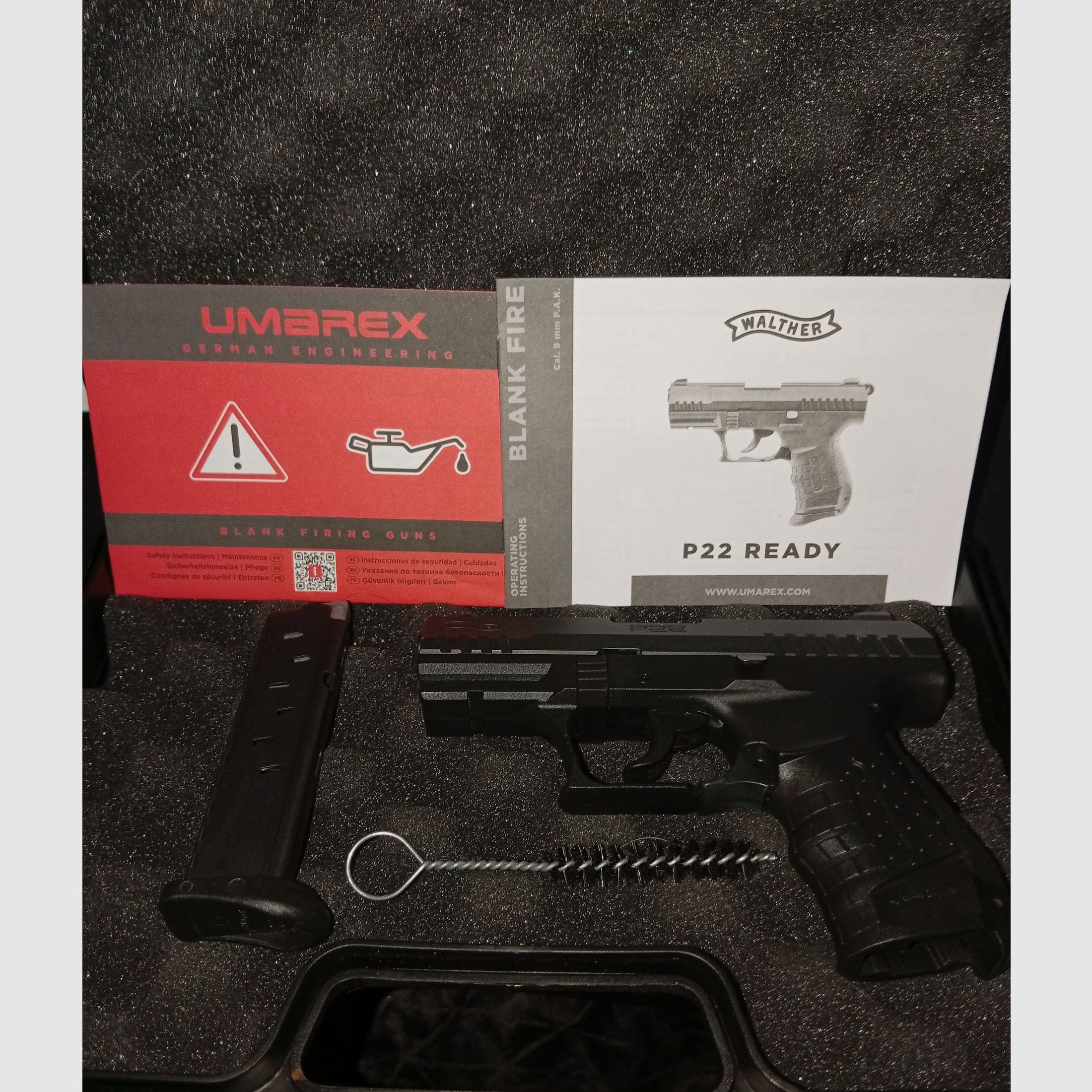 Walther P22 ready 9mm P.A.K