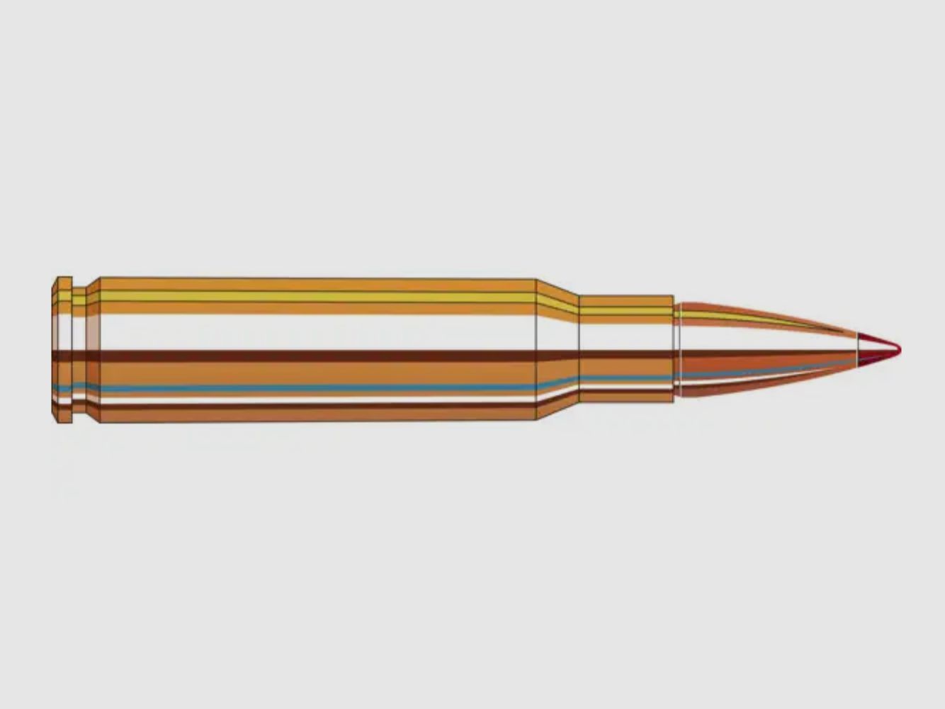 Hornady 80990 Munition .308 Win. Superformance CX 165gr. 20 Stück