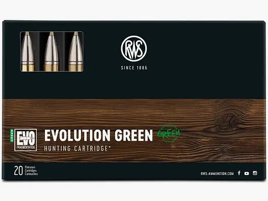 RWS 10,3x68 Mag. Evo Green 13,5 g / 208 gr. - 20 pcs.