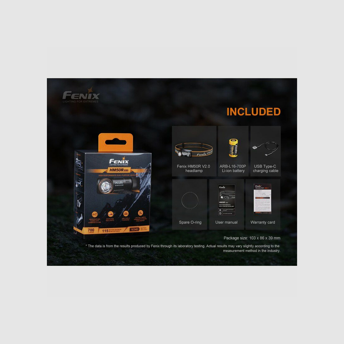 Fenix Stirnlampe Fenix HM50R V2.0