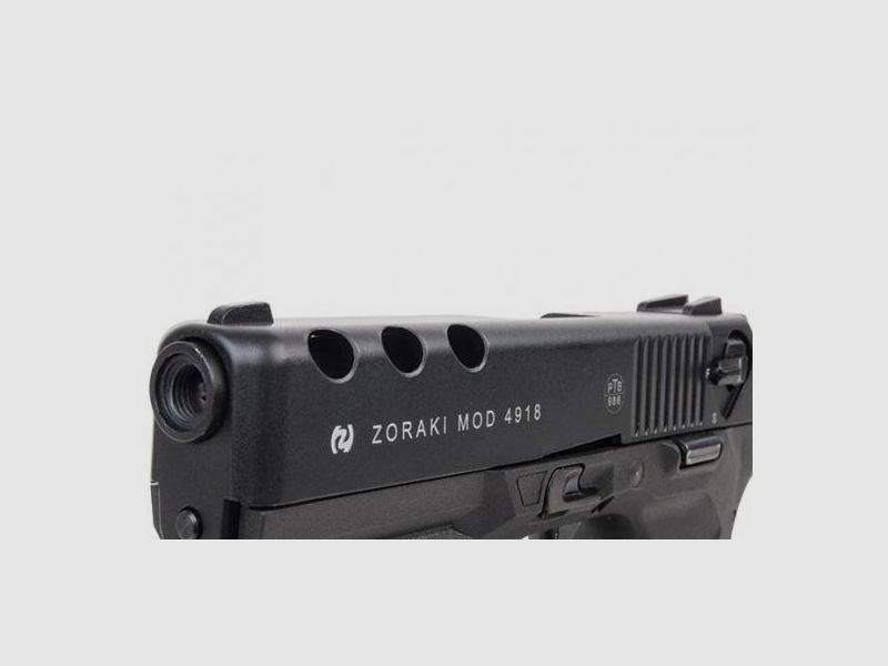 Zoraki Mod. 4918 Zwart 9mm P.A.K. Blank, afbeelding 3 van 7