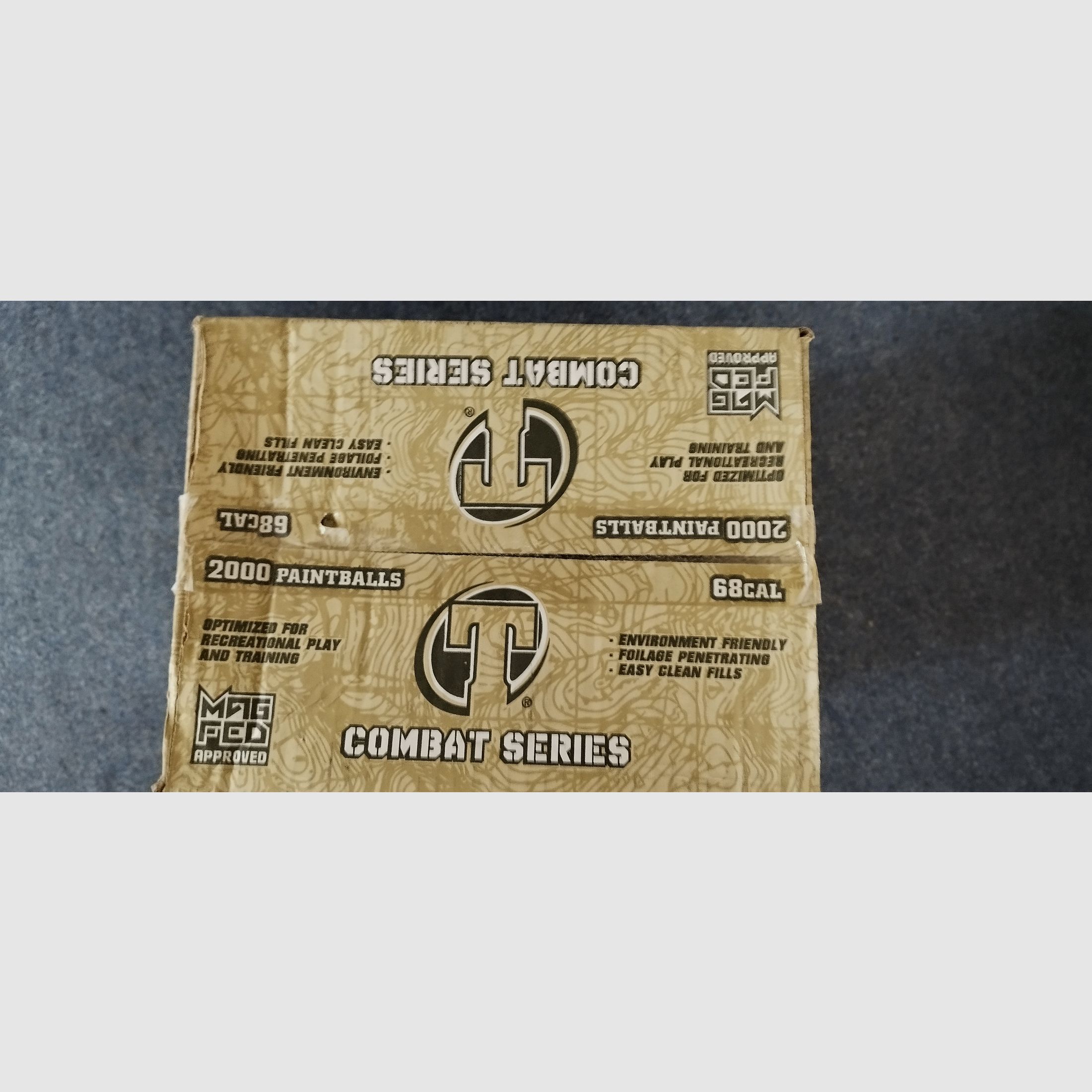 3x Box Paintballs Cal 68 - original verschweißt