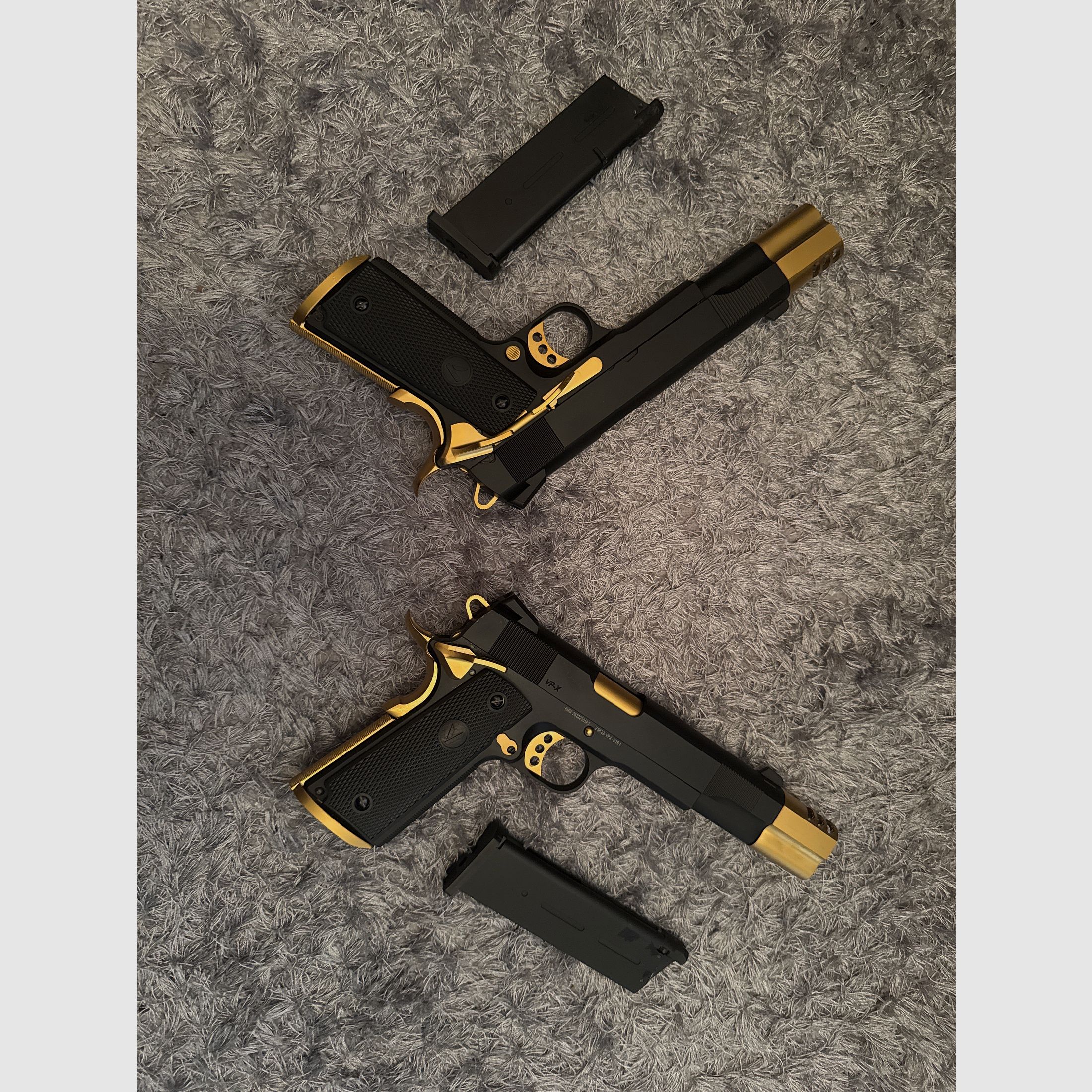 Vorsk Airsoft VP-X 1911 metal completo GBB 6mm BB Gold Match