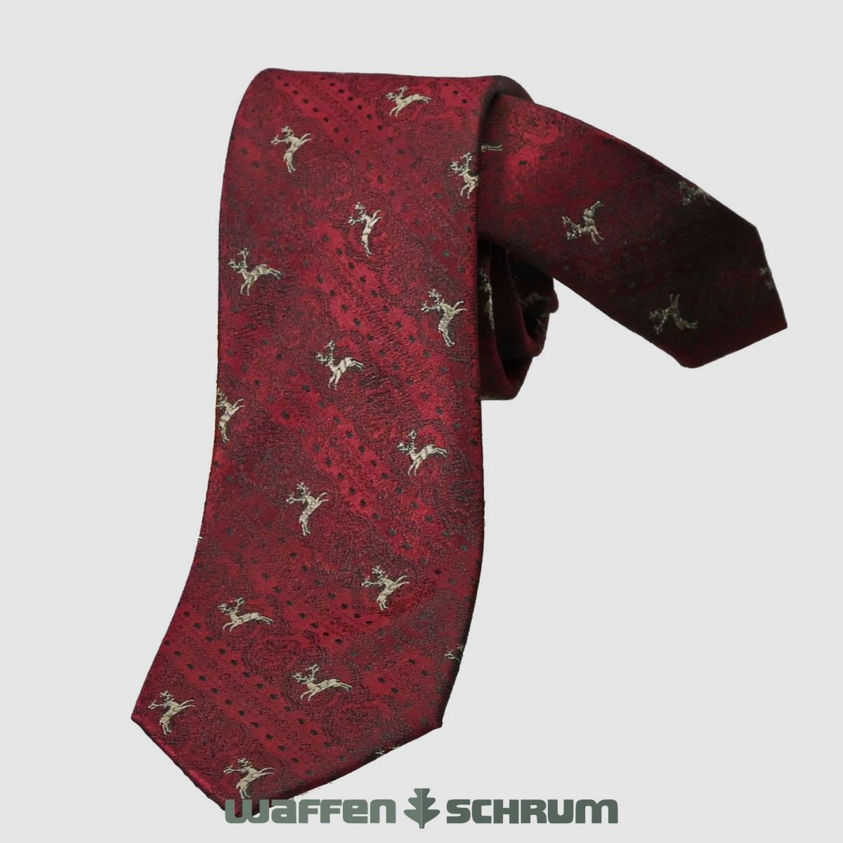 Butter maker tie deer red