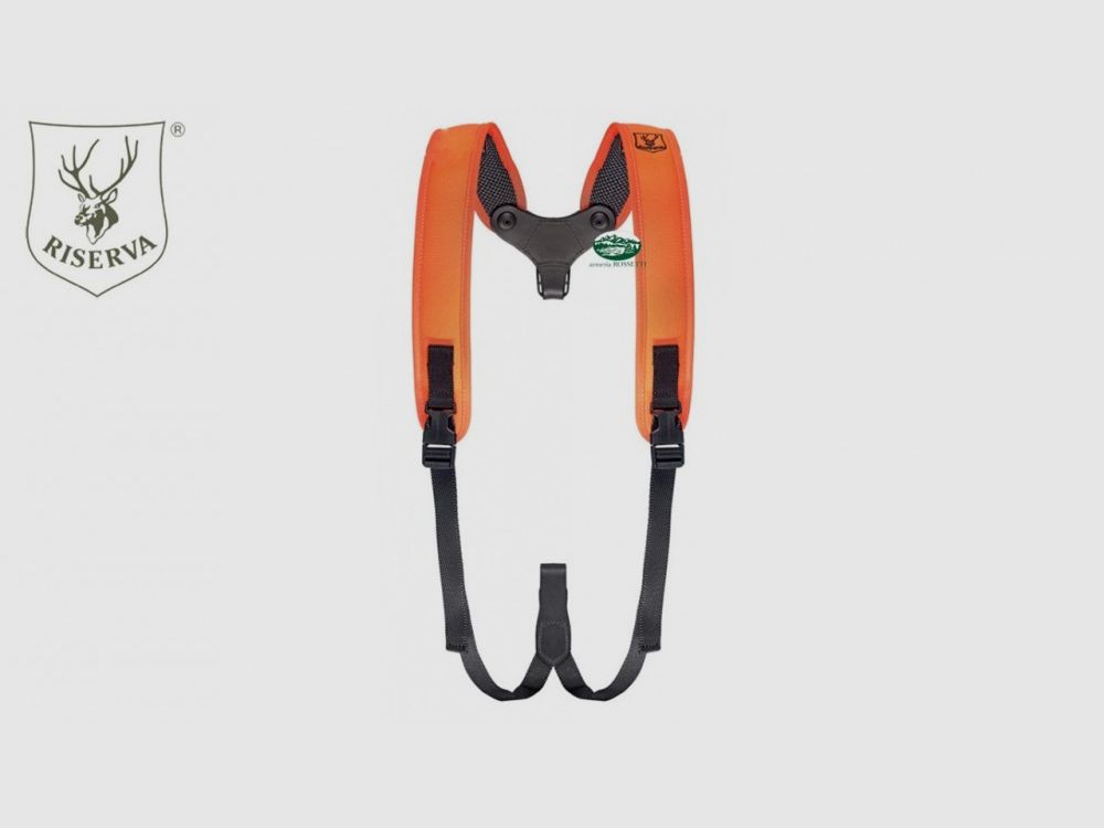 RISERVA Doppelschultergurt für Büchse orange R2043
