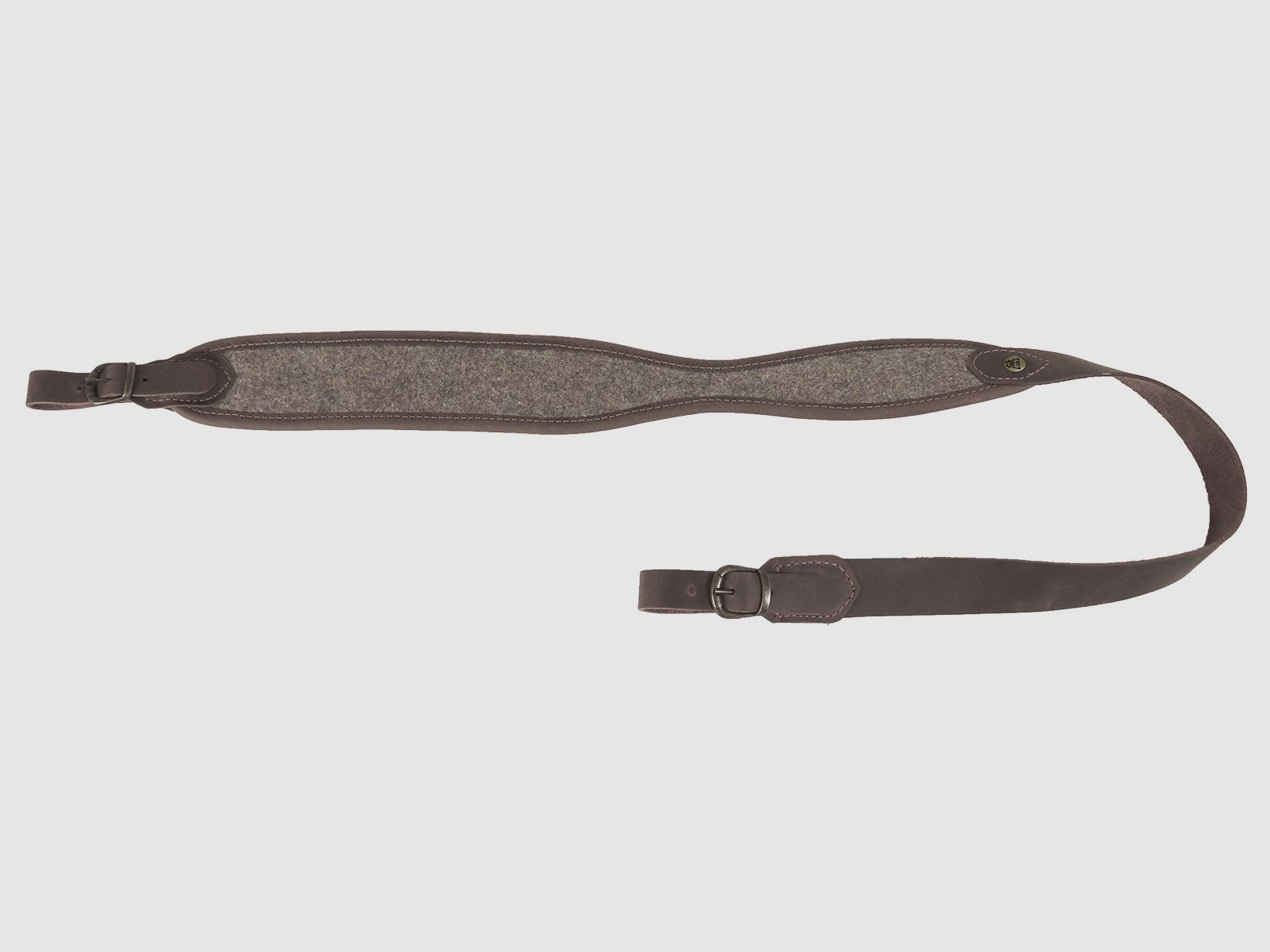 Sangle de fusil AKAH en feutre de laine napped sur mesure 105 cm