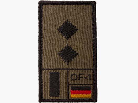 Café Viereck Rank Patch Oberleutnant