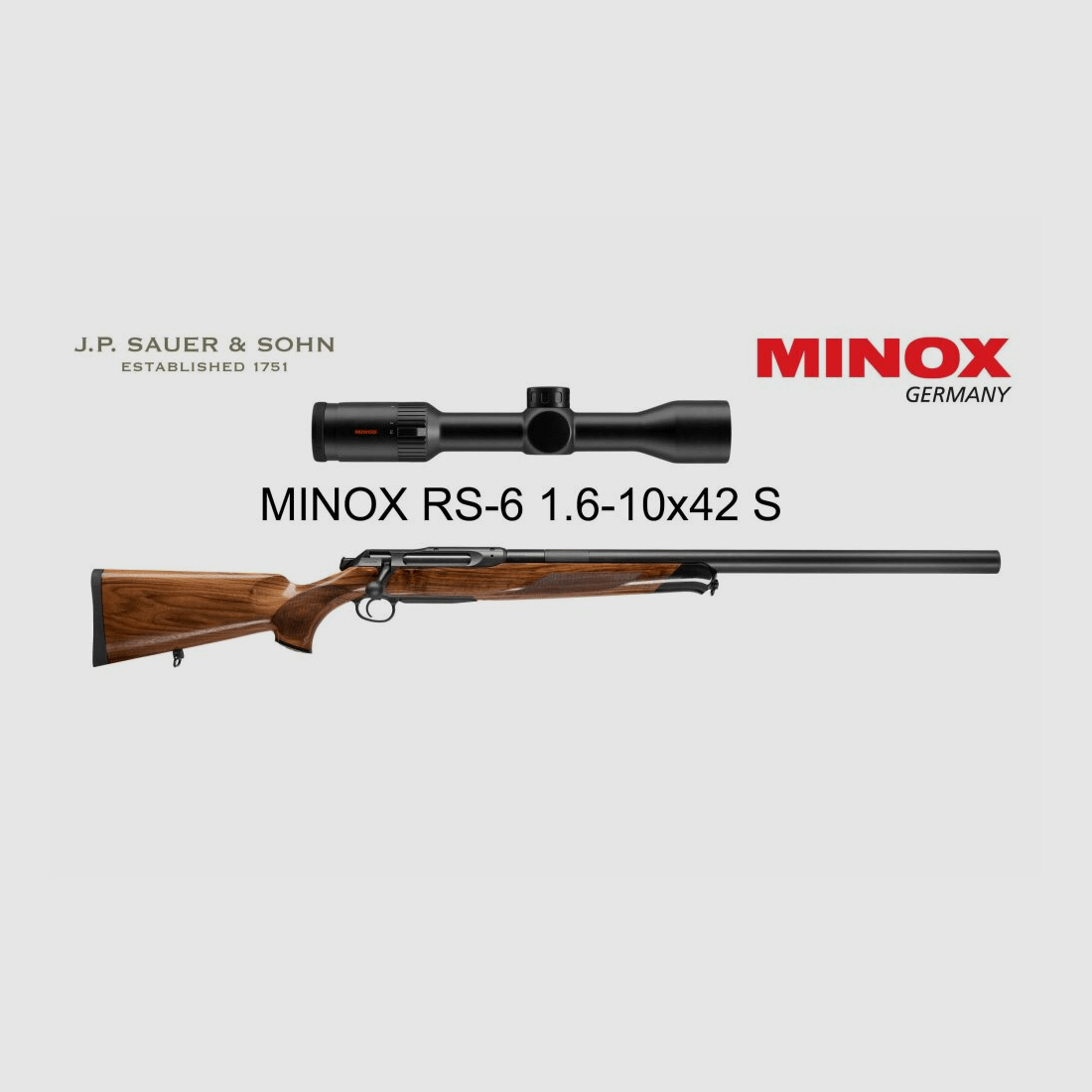 J.P. Sauer & Sohn Sauer 505 Silence Ergo Lux Repetierbüchse Elegance | .308 Win. | MINOX RS-6 1.6 - 10 x 42 S