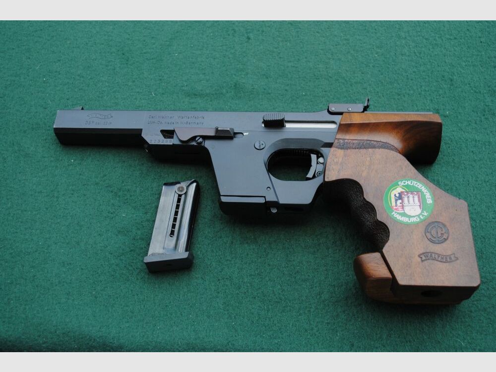 Walther Mod. GSP, zweites Modell, 2 Magazine
