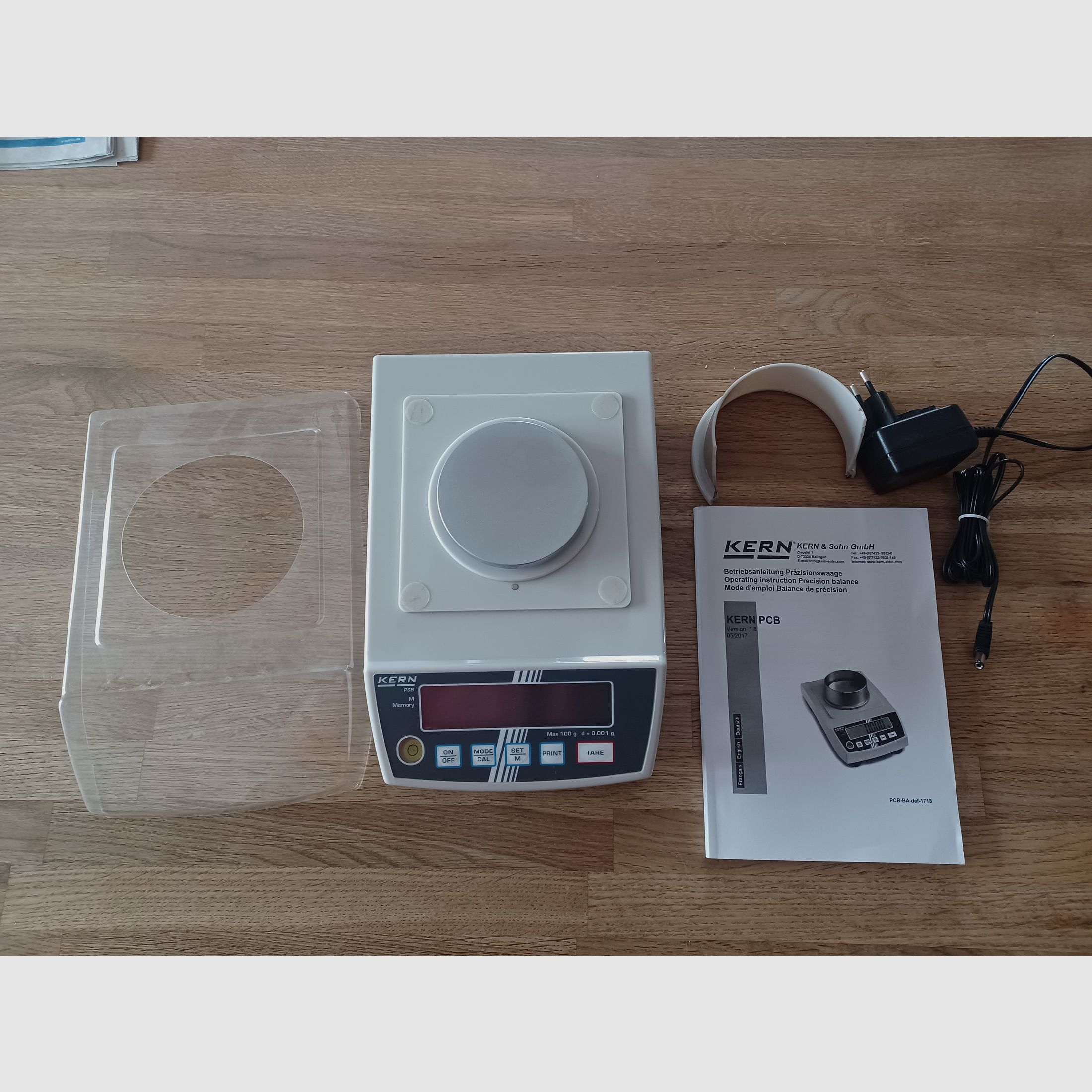 Balance de précision Kern PCB 100-3, balance pour poudre