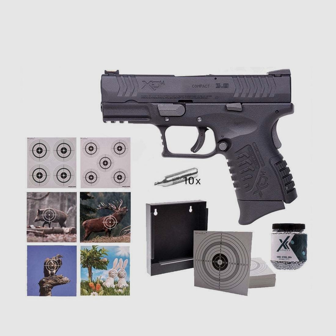 Springfield Armory Springfield XDM compact Kal. 4,5mm Zielscheiben-Set