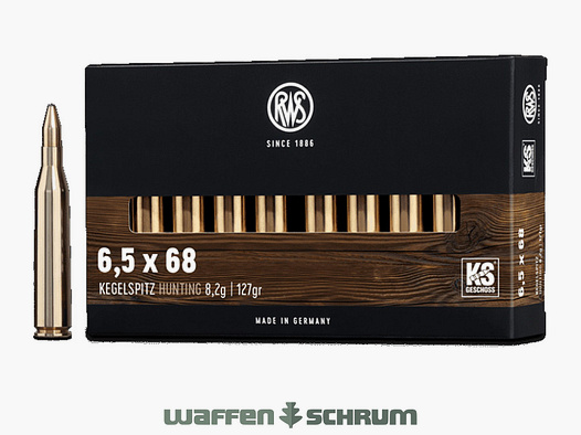 RWS Kegelspitz 8,2g - 127gr 6,5x68