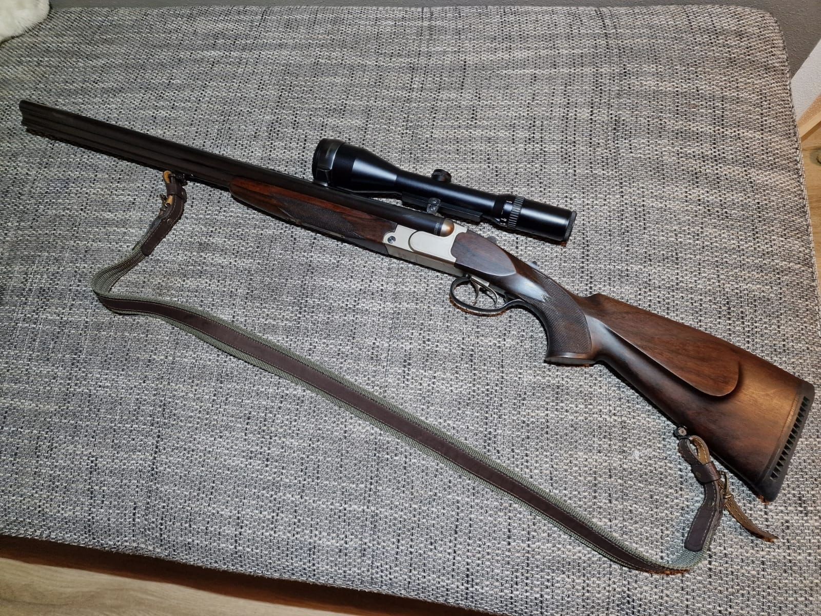 Krieghoff Plus Drilling mit EL 7x57R 12/70 22. Hornet