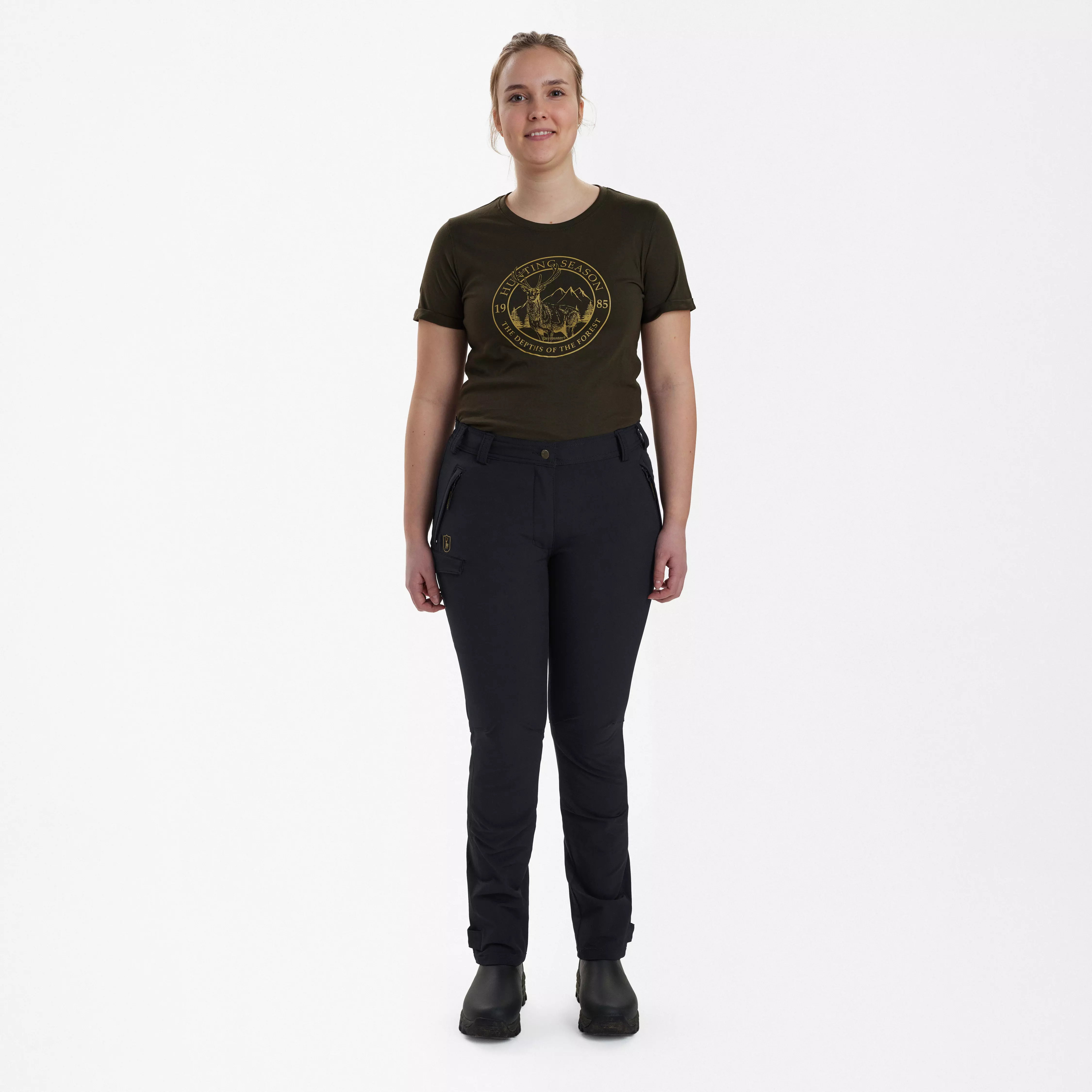 Lady Ann Full Stretch Pantalon - Noir, image 3 sur 5