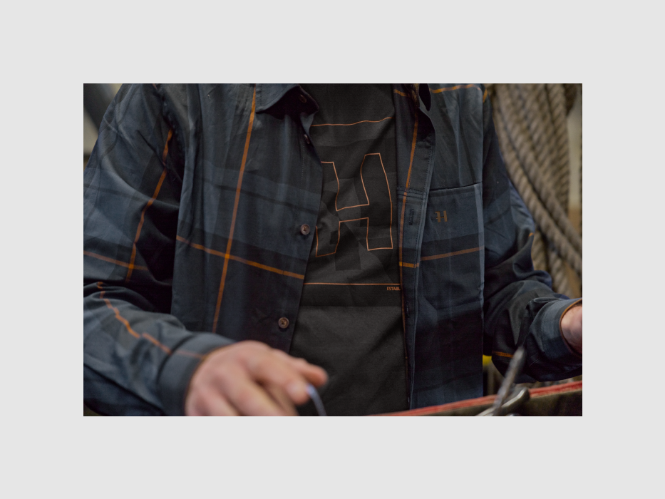 Härkila Akse L/S overhemd Blackberry Check (10723801), afbeelding 6 van 9